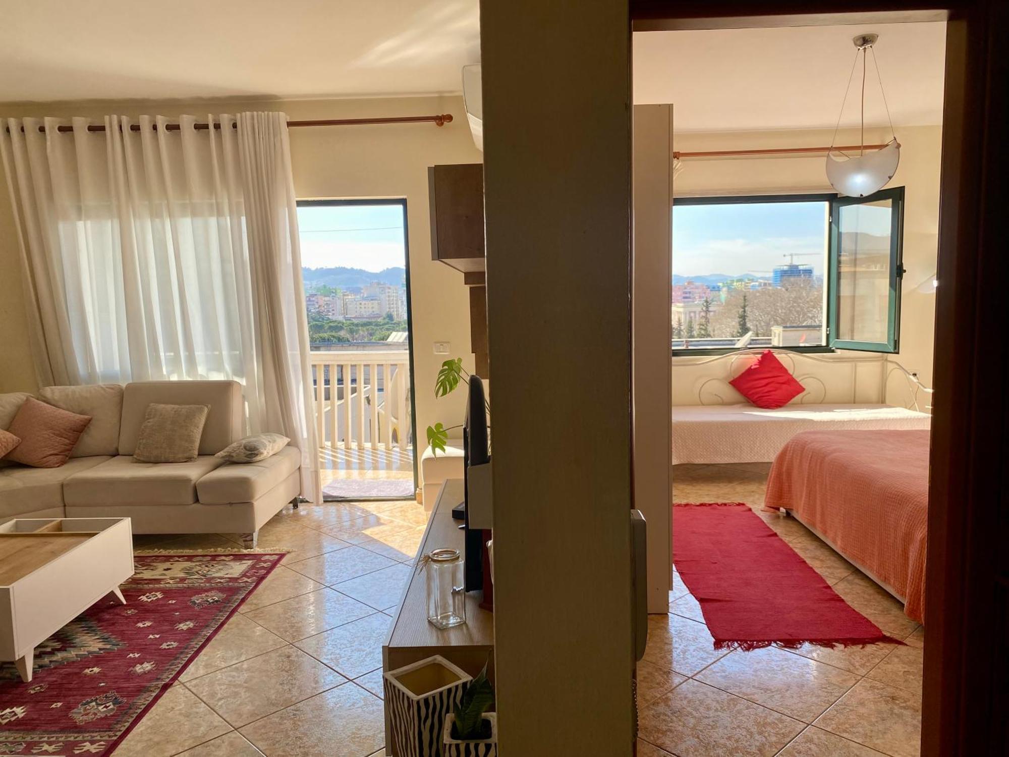 Rtsh Apartment Tirana Bagian luar foto