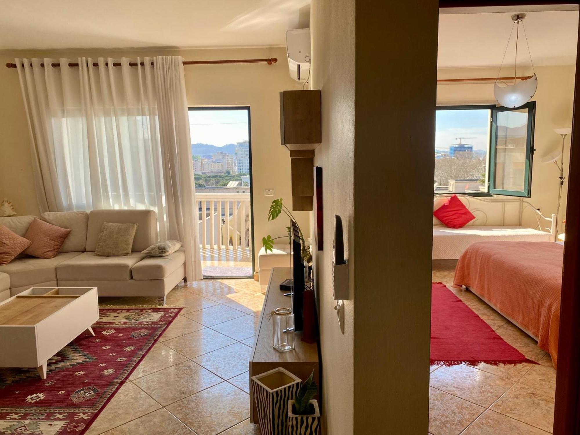 Rtsh Apartment Tirana Bagian luar foto